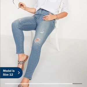 NWT Old Navy High-Waisted Skinny Jeans - 10